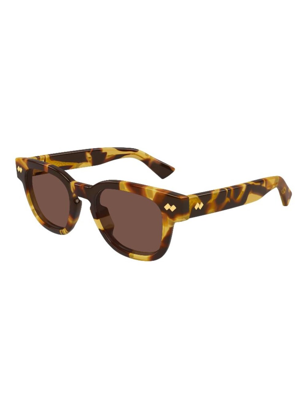 New Bottega Veneta Unisex Sunglasses Havana Brown Lens Acetate Frame BV1441S 002